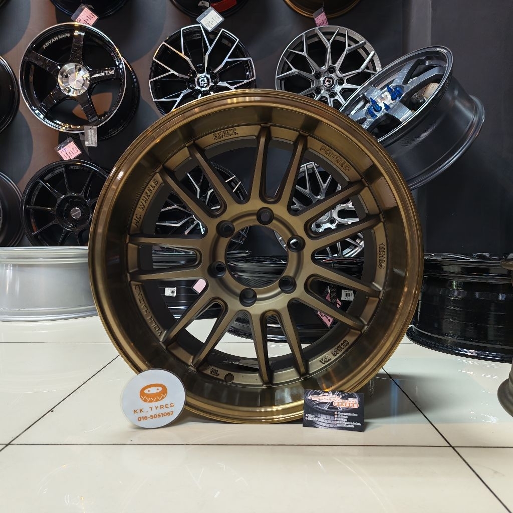 [1PC] ขอบสปอร์ตใหม่ 4X4 18 นิ้ว RE30 18X10.5JJ ET12 6H139.7 SLG&WUBZ