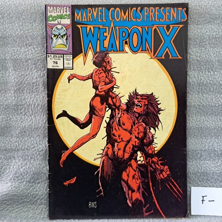 Wolverine: Marvel Comics Presents 76 (Marvel Comics) X-Men (Barry Windsor-Smith)