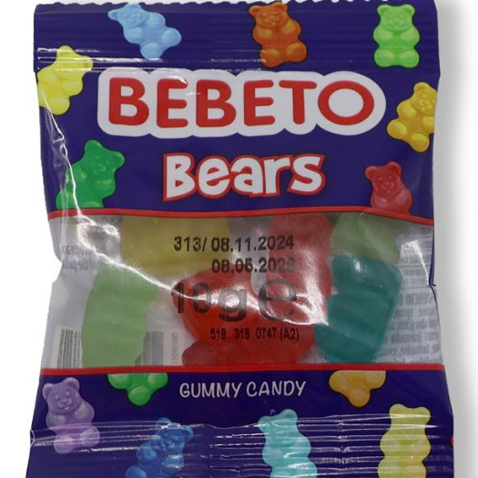 Bebeto Mini Bears Jelly Gum 10g 250g 500g 980g