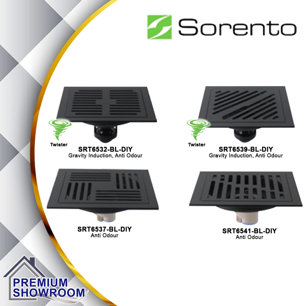 SOLDATO ดักจับพื้น ต่อต้านกลิ่น 15 x15ซม. SRT6537-BL-DIY / SRT6541-BL-DIY / SRT6532-BL-DIY / SRT6539