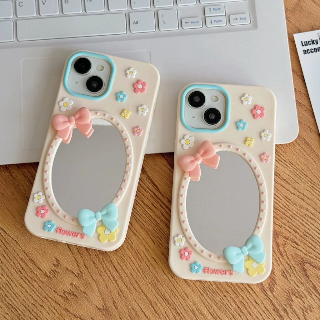 เคสกระจก Candy Garden สําหรับ IP11 Series ถึง IP17 Pro Max