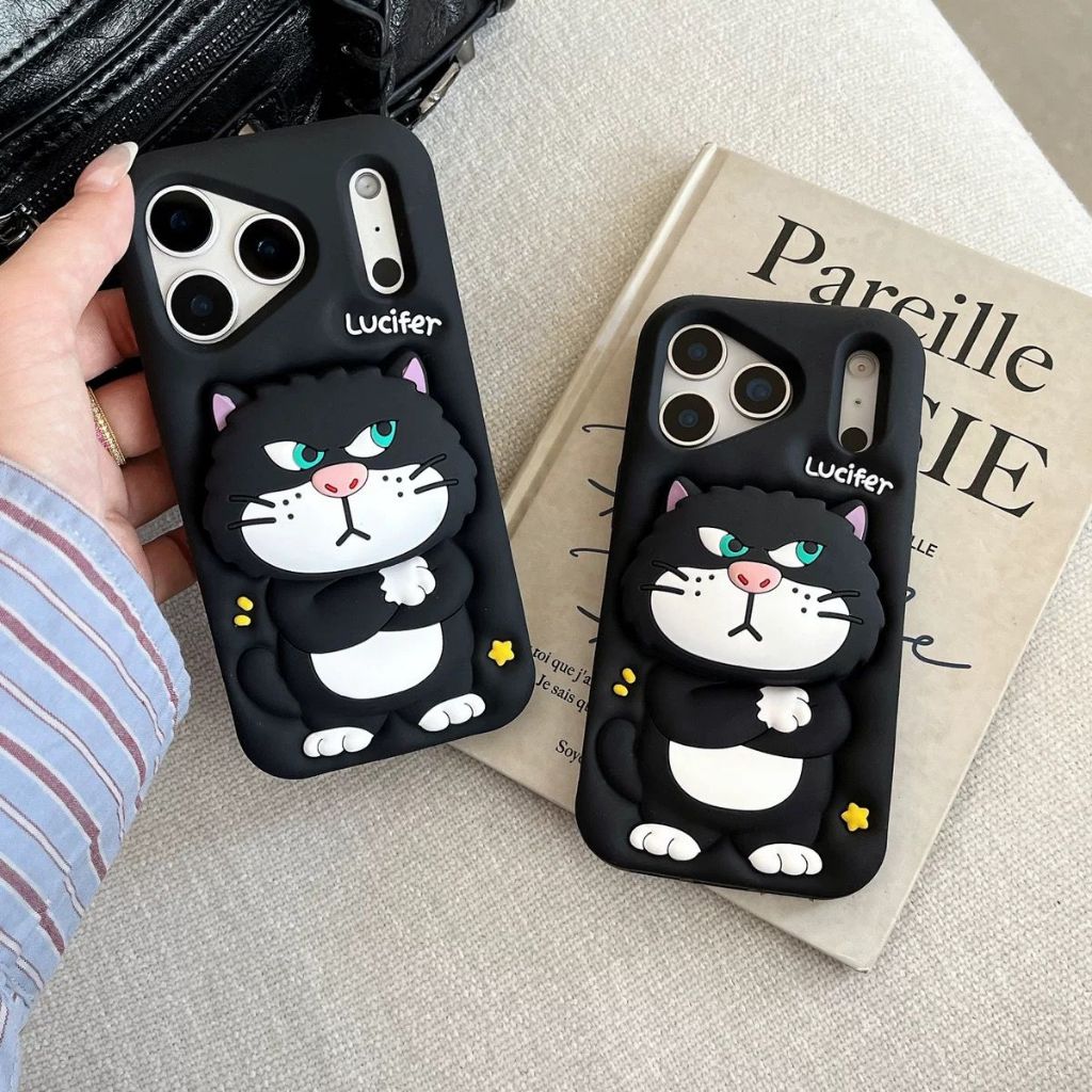 เคส Mochi Black Cat สําหรับ IP11 Series ถึง IP17 Pro Max