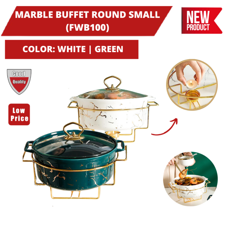 MARBLE BUFFET ROUND SMALL (FWB100)