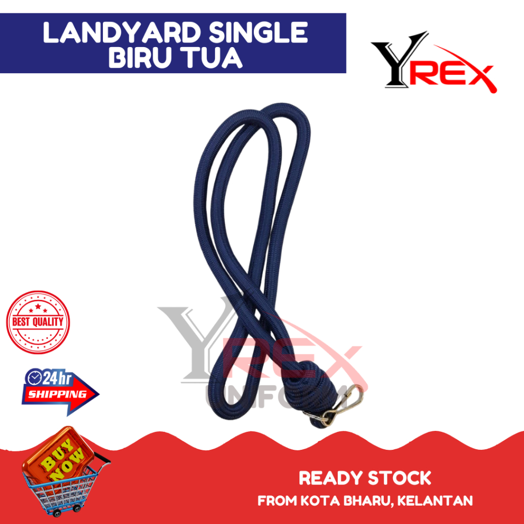 Landyard Single - สีน้ําเงินเข้ม