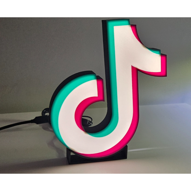 TIKTOK USB LED sign Lightbox