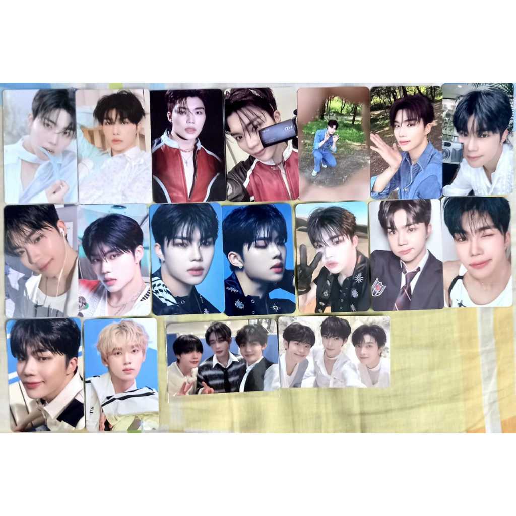 WTS อย่างเป็นทางการ ZEROBASEONE ZB1 PHOTOCARDS PC Gunwook Yujin Blue Paradise