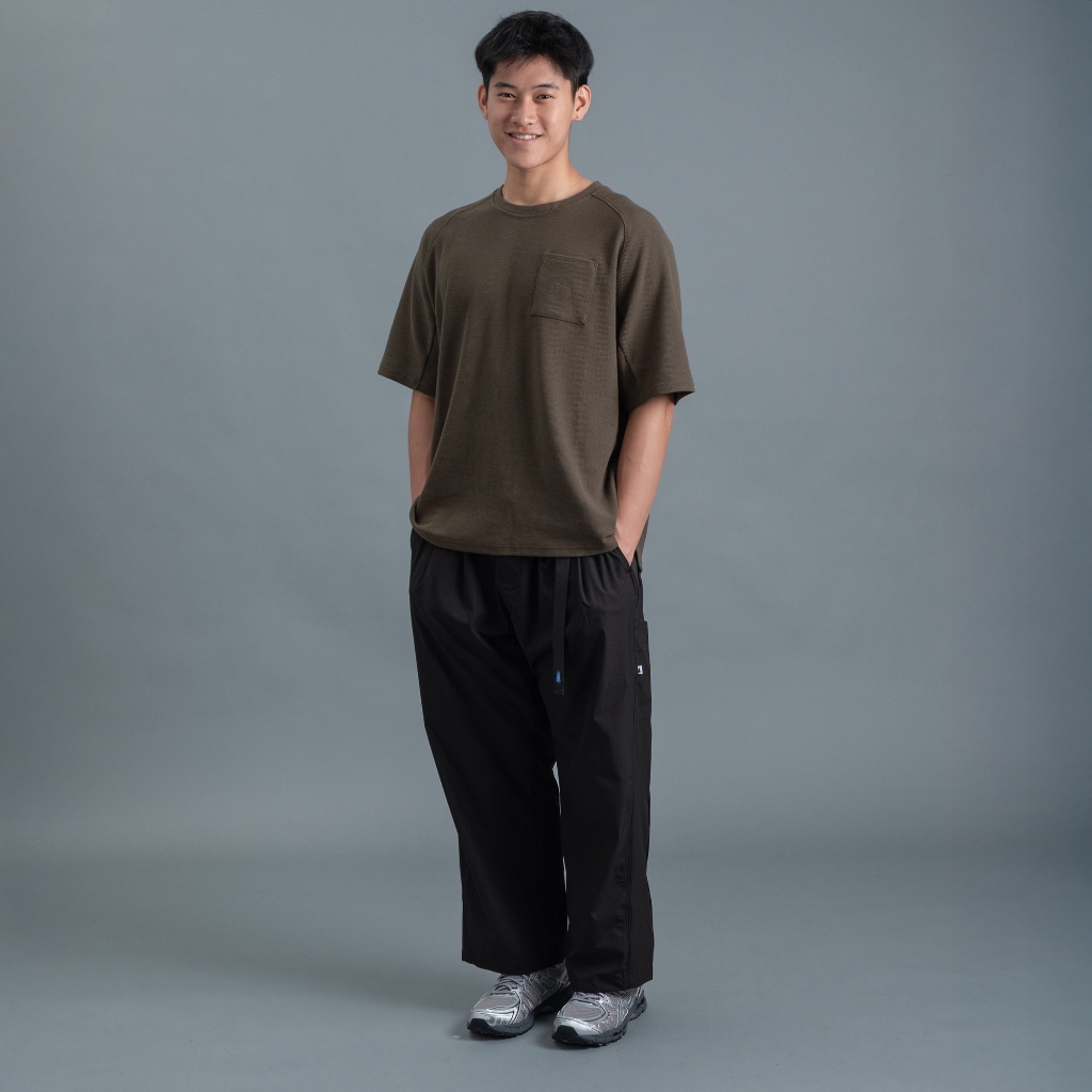 Shuren Projects Panel Pants / Nylon - สีดํา