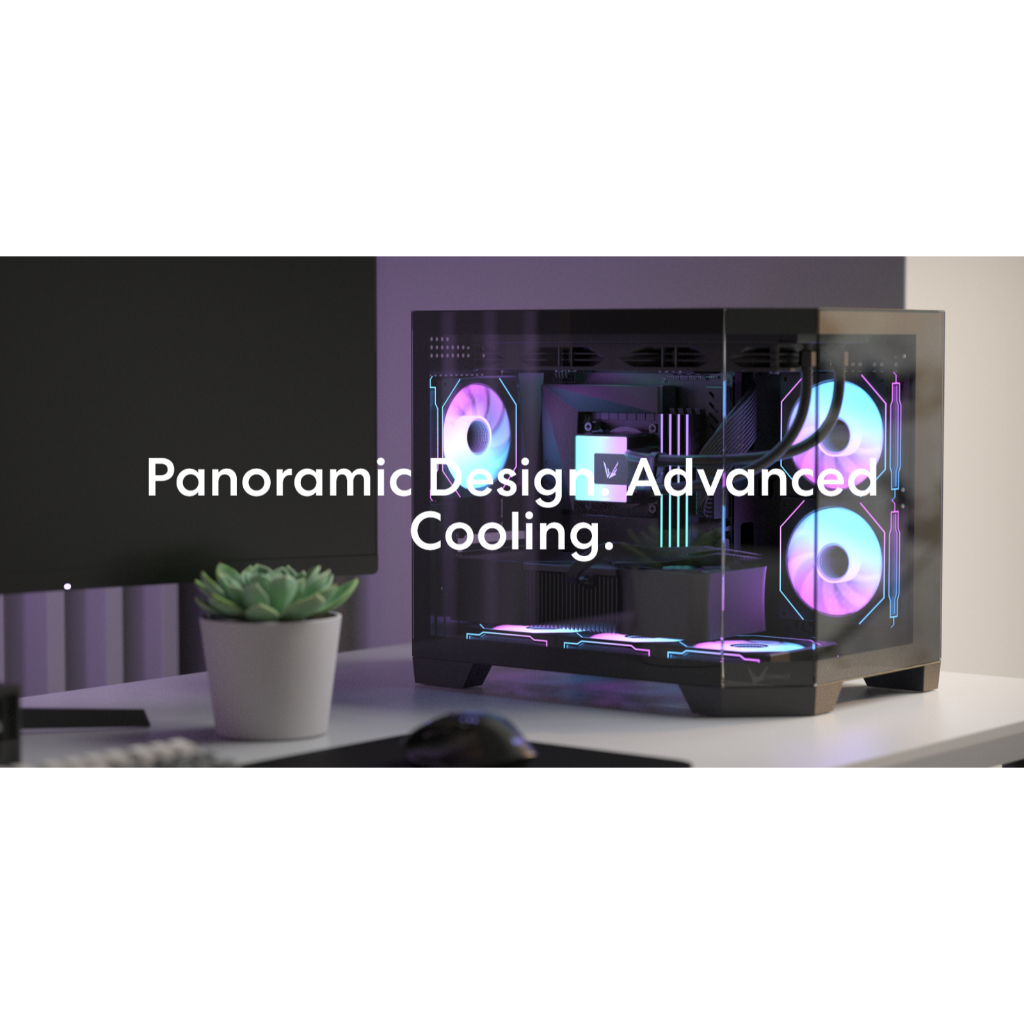 FORMULA V คริสตัล Z1CM Plus AR V2 3 พัดลม & Air Mesh G5 5 พัดลมและคริสตัล Z6M V2 Floe 6 พัดลม MATX T