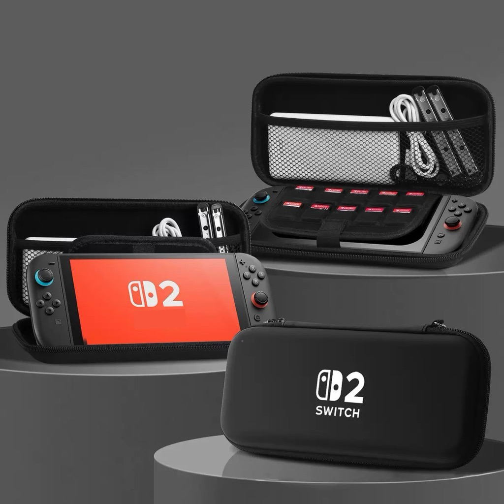 Nintendo Switch 2 กระเป๋ากระเป๋ากระเป๋า Hard Shell SWITCH 2 ปลอก SWITCH 2 Pouchbag กระเป๋า SWITCH 2 