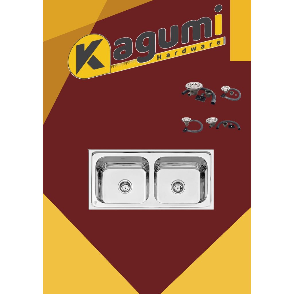 DOUBLE SINK BOWL STAINLESS STEEL / SINGLE SINK BOWL - หนึ่งเซ็ต