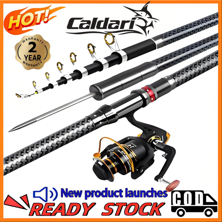 2026 ใหม่ Telescopic Rod Casting Rod Spinning Rod Sea Fishing Pole Joran Pancing Spinning Fishing Ro