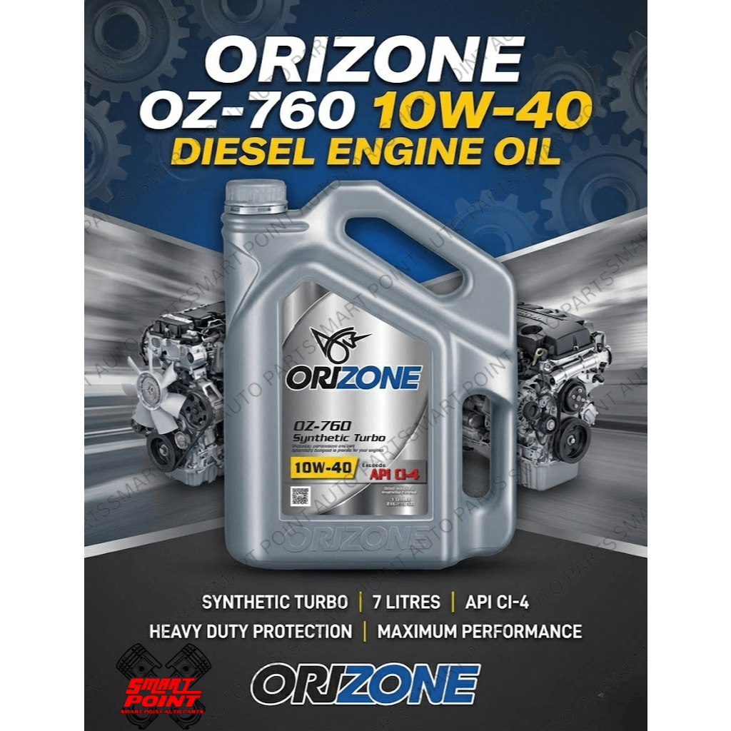 ORIZONE น้ํามันดีเซล 10W40 7L