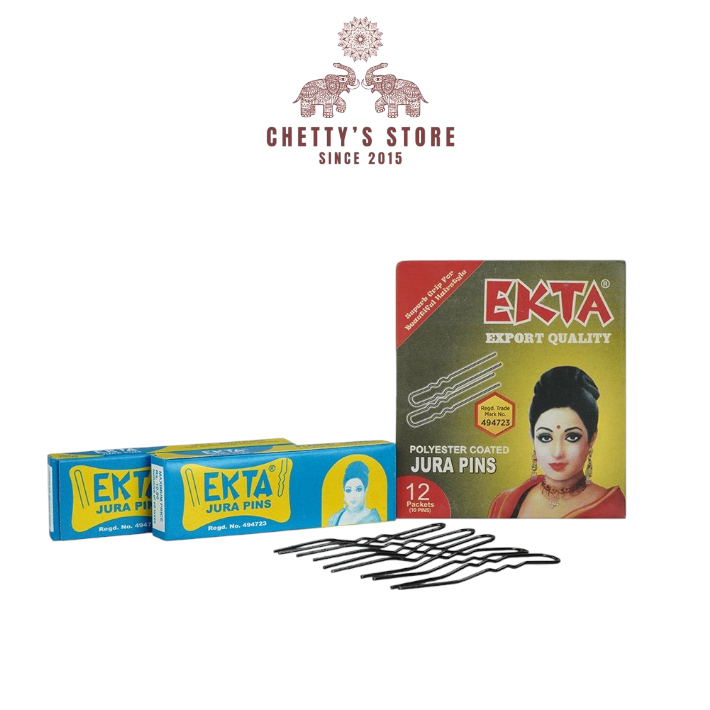 (IMPORTED) EKTA JURA PINS / U PIN / KONDAI OOSI / KONDAI PIN (10PCS) เล็ก/LARGE – โปรปัง
