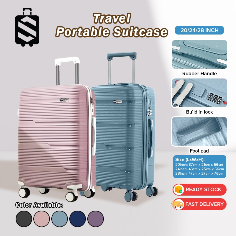 SKY TRAVELLER SKY365 3-In-1 PP รถเข็นกระเป๋าเดินทางคุณภาพเสียงล้อคู่ (20 นิ้ว + 24 นิ้ว + 28 นิ้ว)