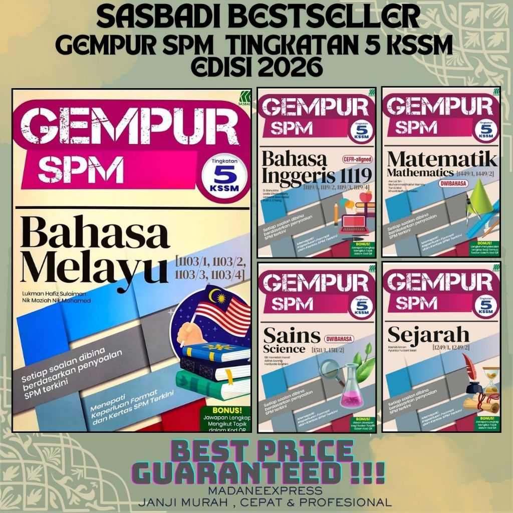 [XPRESS] SASBADI BESTSELLER: GEMPUR SPM LEVEL 5 KSSM EDITION 2026
