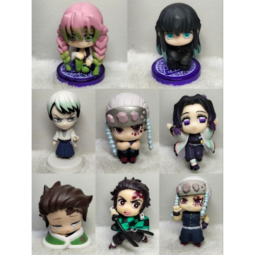 Preloved มินิฟิกเกอร์ mf32 tanjiro uzui shinobu mitsuri muichiro yushiro mamachi