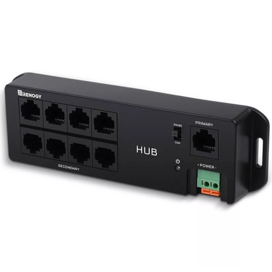 Renogy Bluetooth Hub RJ45 พอร์ตการสื่อสาร Wirelessly Monitor หลายอุปกรณ์