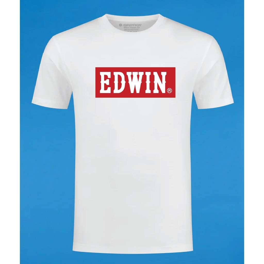EDWIN JEANS เสื้อยืด COTTON และ MICROFIBER