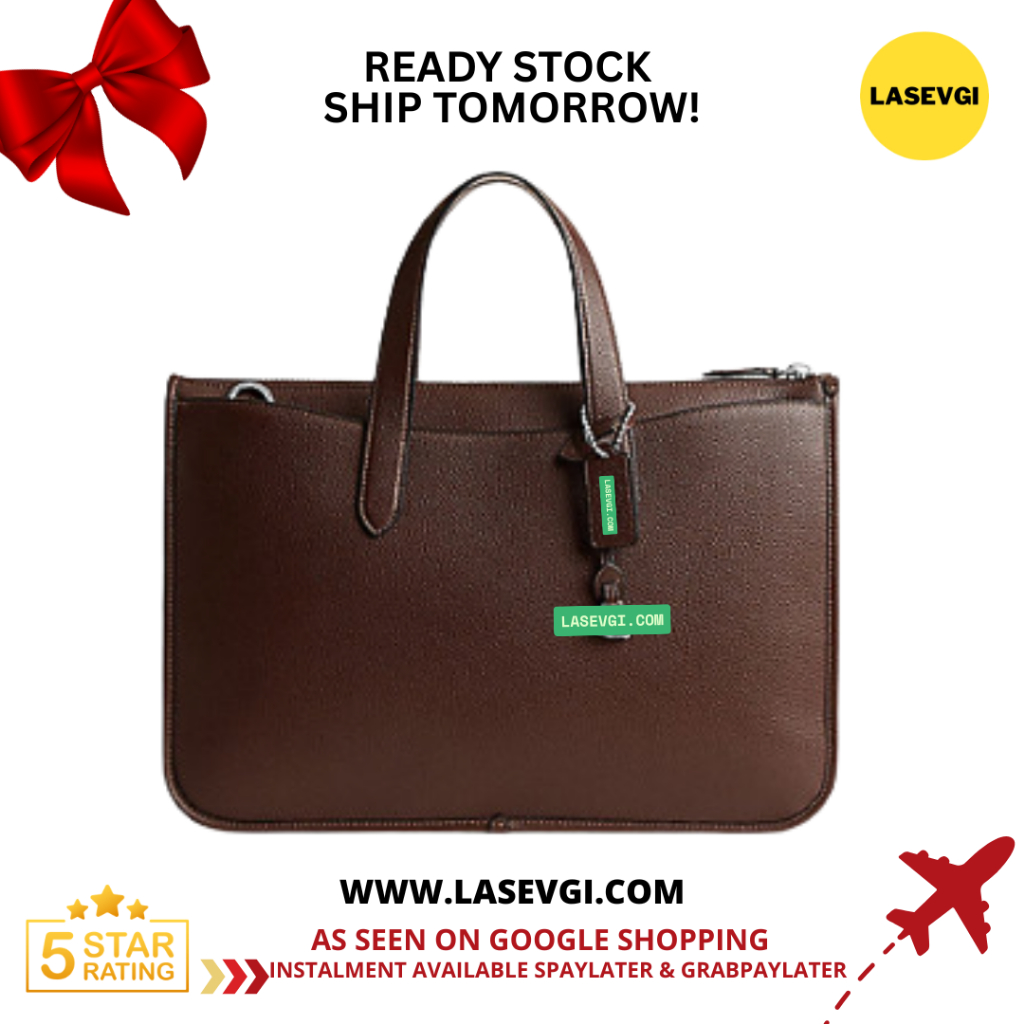 - Isaac Workbag สีน้ําตาล