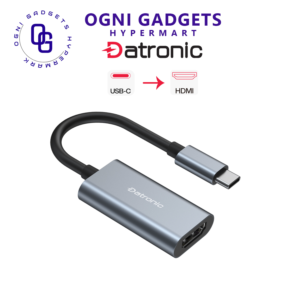 อะแดปเตอร์แสดงผล Datronic USB-C เป็น HDMI 4K@60Hz DUSBC-240