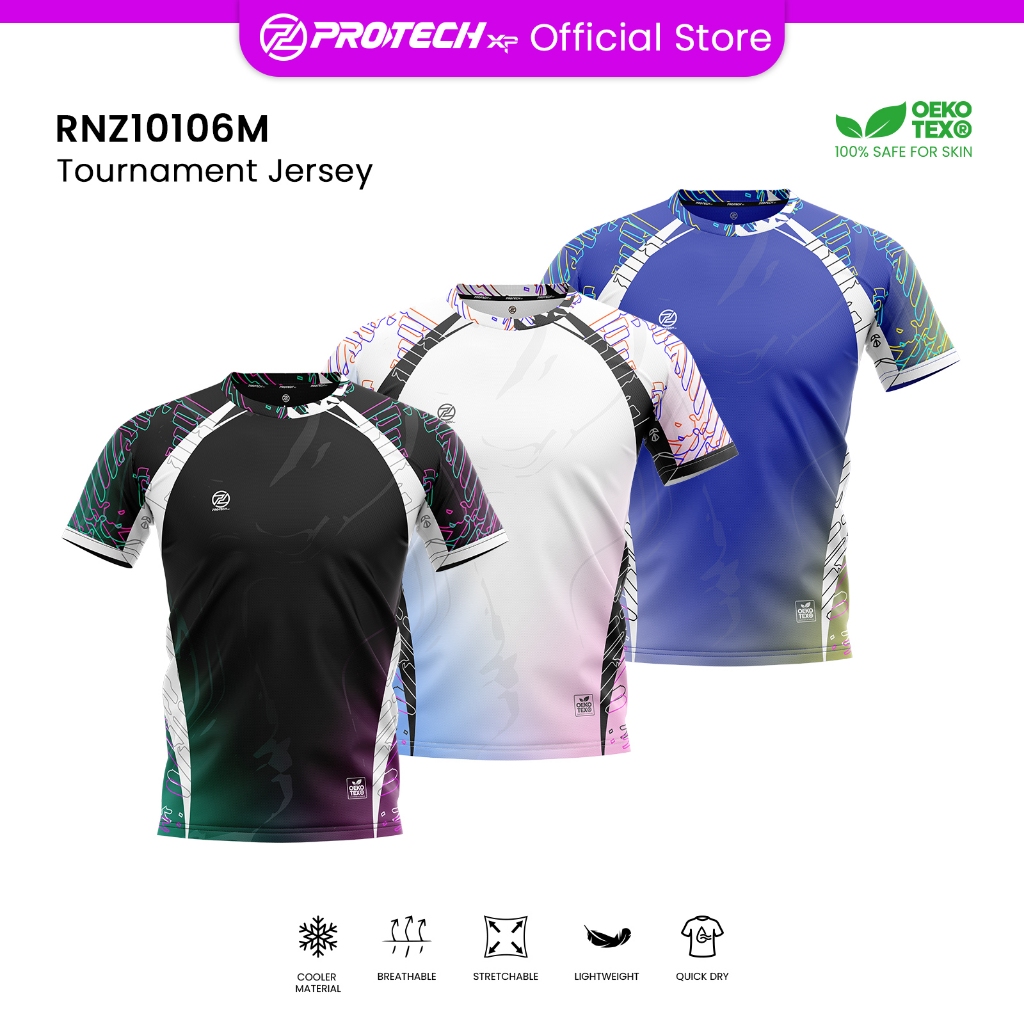 เสื้อแข่ง PROTECH Badminton Dry Fit Tournament - RNZ10106M