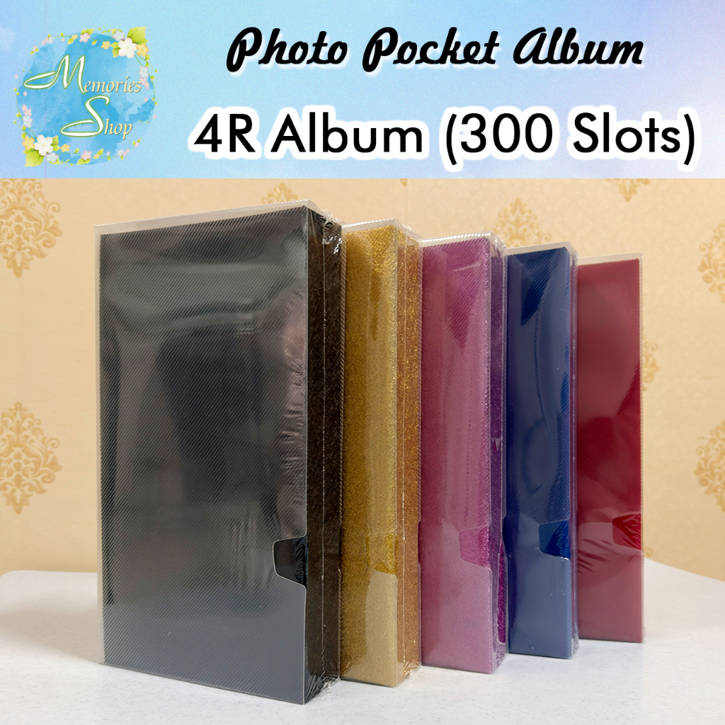 4R-300pcs POCKET PHOTO ALBUM LL220B 4寸x6寸