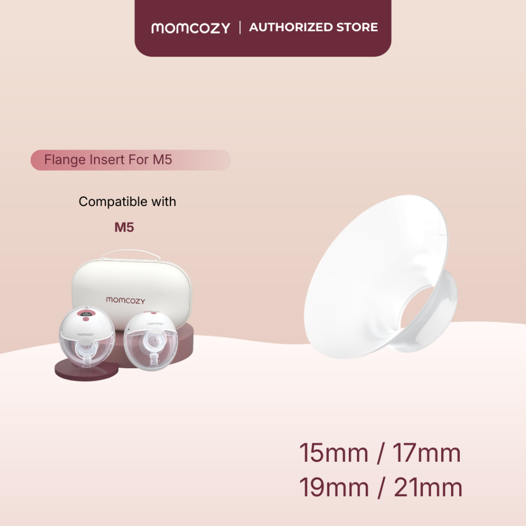 Momcozy Flange Insert สําหรับเครื่องปั๊มนม Momcozy M5 (15/17/19/21 มม.)