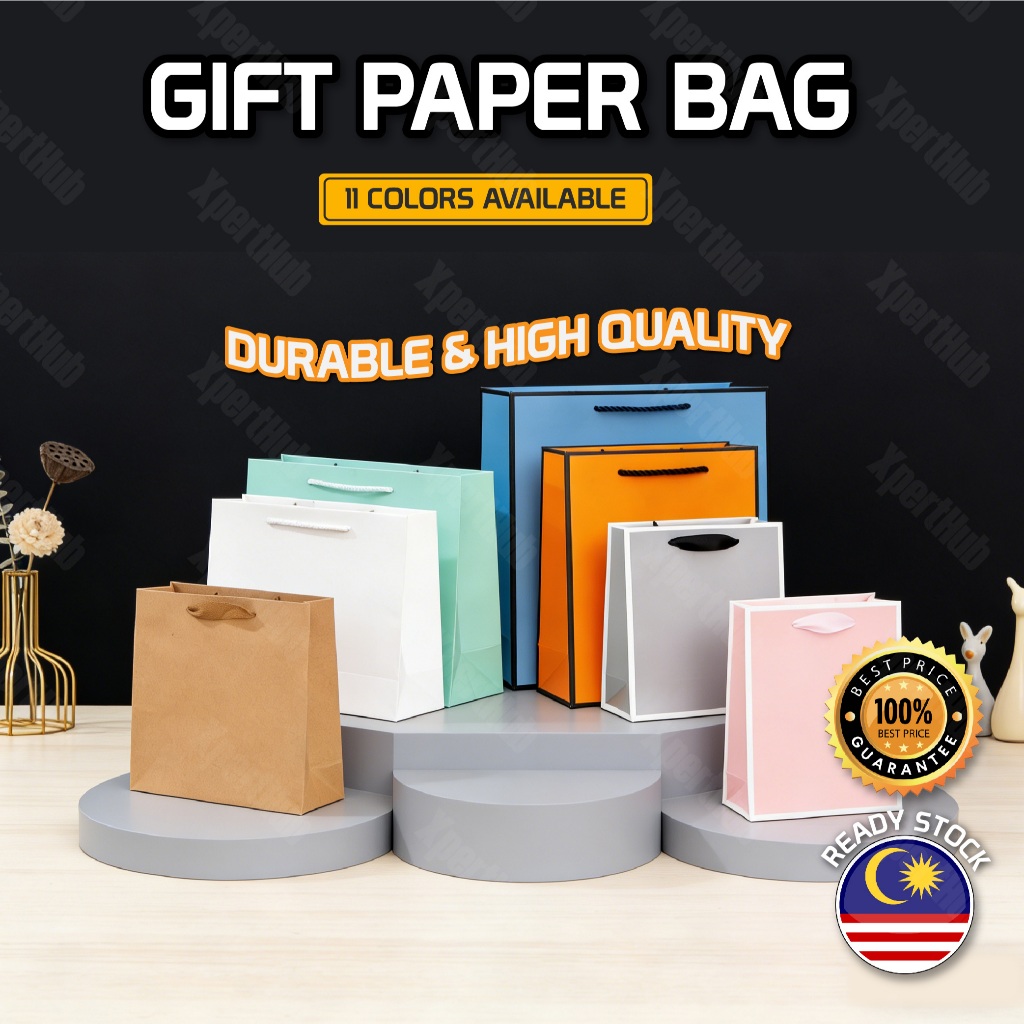Xpert Storage Paper Bag Doorgift Bag กระเป๋าช้อปปิ้งคุณภาพสูง Goodies Bag Beg Kertas Gudis Hadiah Bi