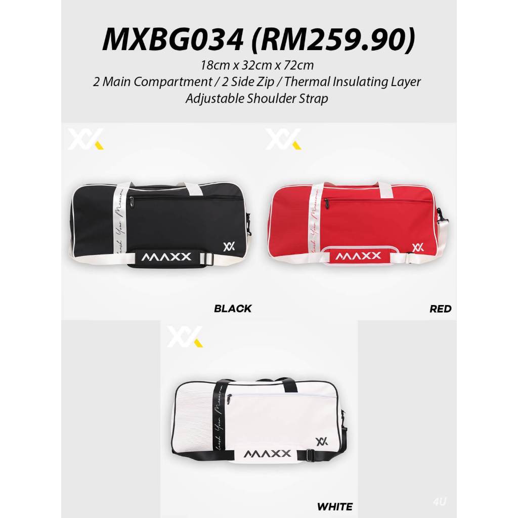 MAXX TOURNAMENT BADMINTON BAG (MXBG034)