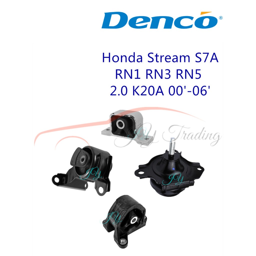 Honda Stream S7A RN1 RN3 RN5 2.0 K20A 00-06 เครื่องยนต์ติดตั้ง (AUTO) DENCO กล่องเกียร์เกียร์ FRONT 