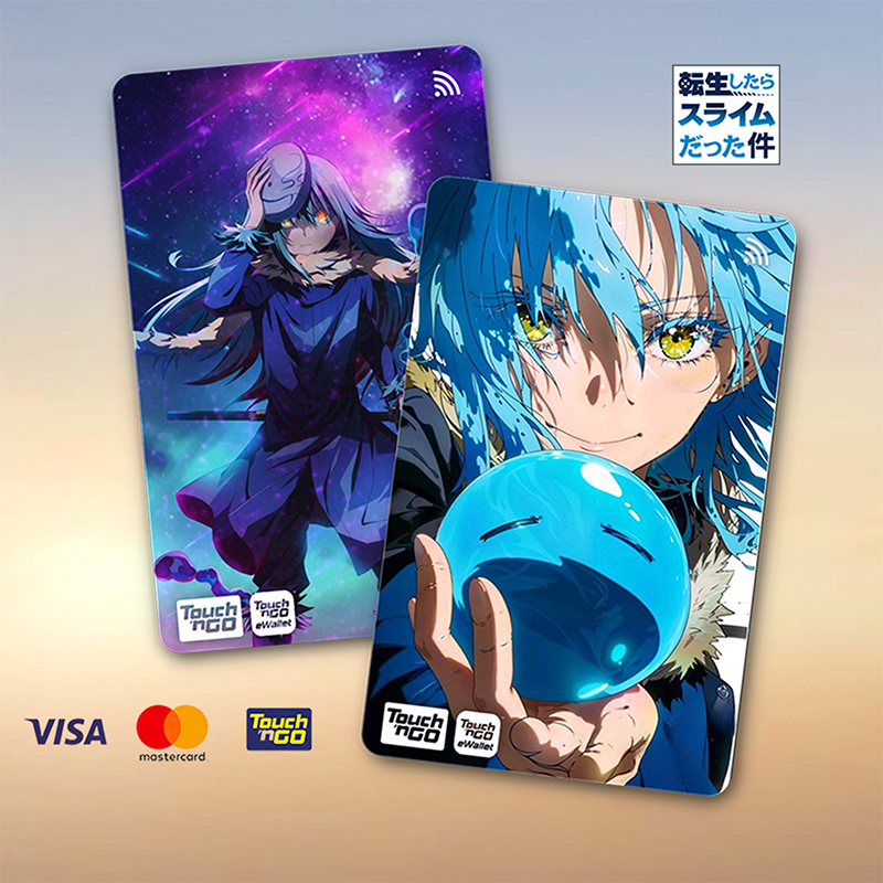 RIMURU TEMPEST TNG - TOUCH N GO STICKER CARD / ฝาครอบสติ๊กเกอร์ ATM, การ์ด TNG, การ์ด ATM