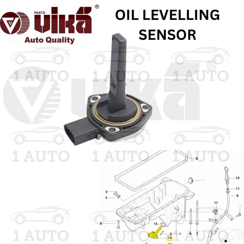 VIKA ENGINE OIL LEVELLING SENSOR BMW E46 E90 320d E39 E60 E38 X3 E83 X5 E53 ZE E36 Z4 E85