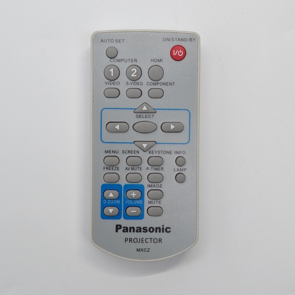 Panasonic โปรเจคเตอร์ Remote MXCZ PT-VW330U PT-VX400U PT-VW330E PT-VX400E PT-VX41E (ใหม่)