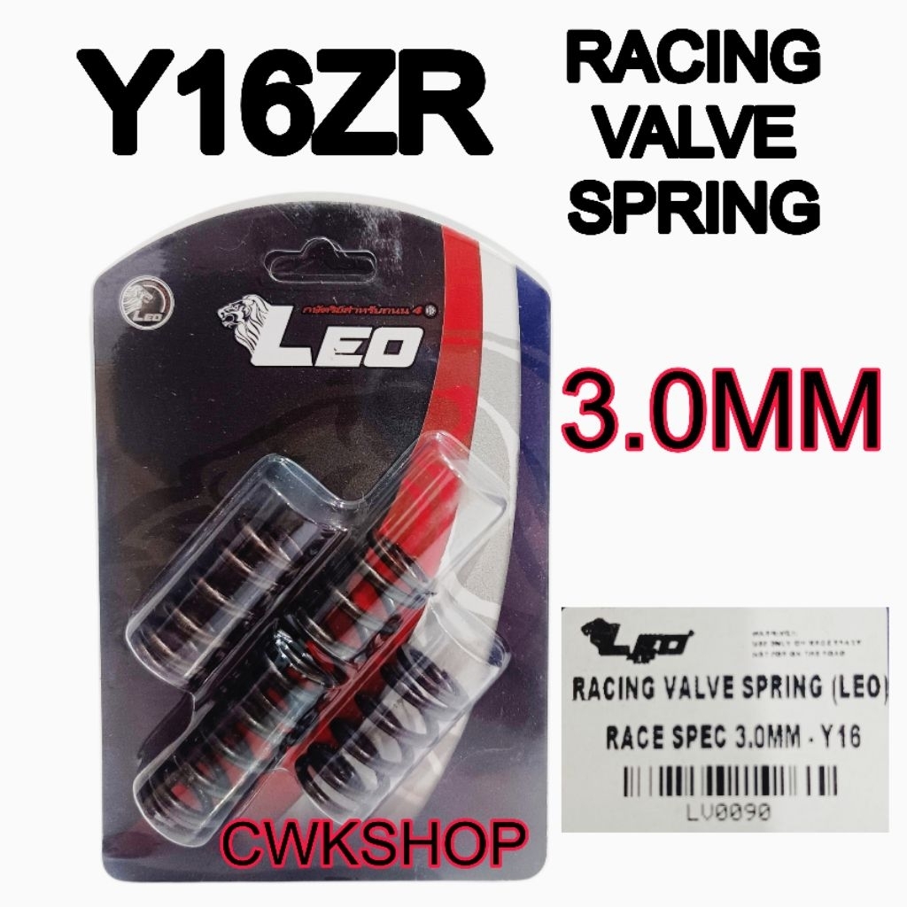 Y16 RACING วาล์ว SPRING LEO 2.9MM 3.0MM 3.1MM วาล์ว SPRING Y16 LEO