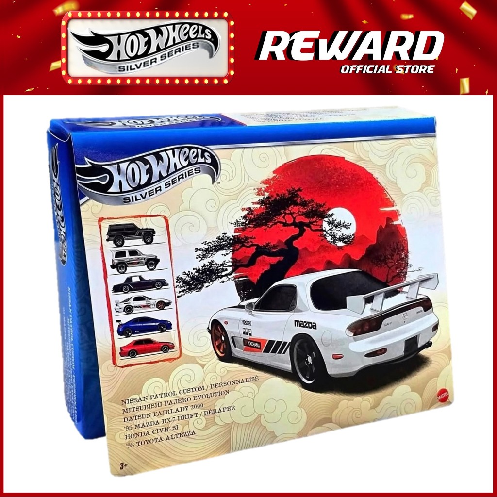 ร้อน​ ​ล้อสตรีทญี่ปุ่น 6 แพ็ค [Supr, Miata, Skyline, Civic, Integra, Datsun 510] มัลติแพ็ค