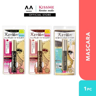 KISSME Heroine Make Long Up Mascara Super Waterproof (mascara tube, mascara waterproof, curl mascara)