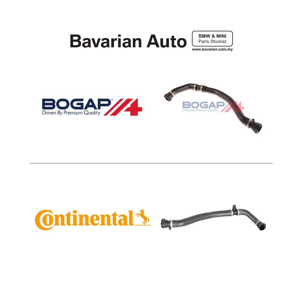 BOGAP / ท่อคอนติเนนตัลหม้อน้ํา-เครื่องยนต์ BMW F20 LCI/F22/F30 LCI/F34 LCI/F32 พร้อม B46/B48 1712861