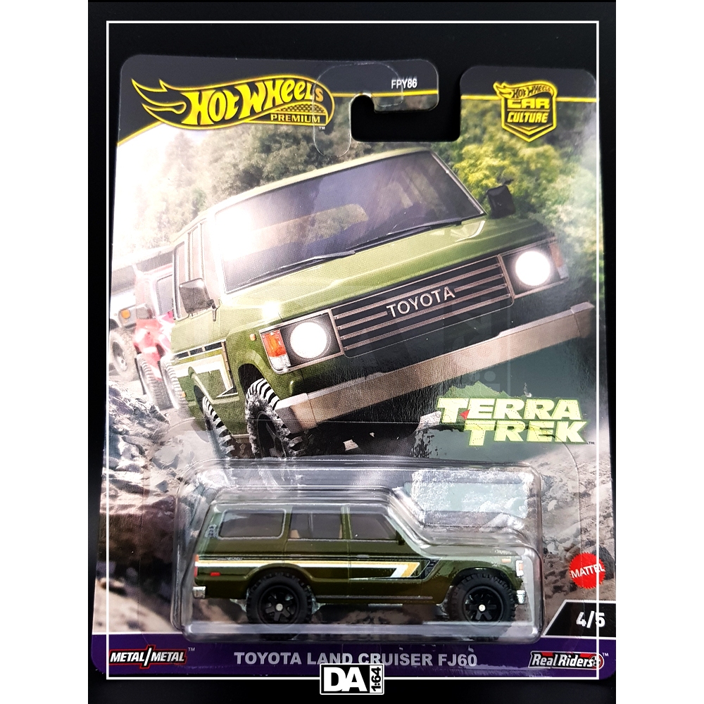 HOT WHEELS Terra Trek - Toyota Land Cruiser FJ60 พร้อมตัวป้องกัน