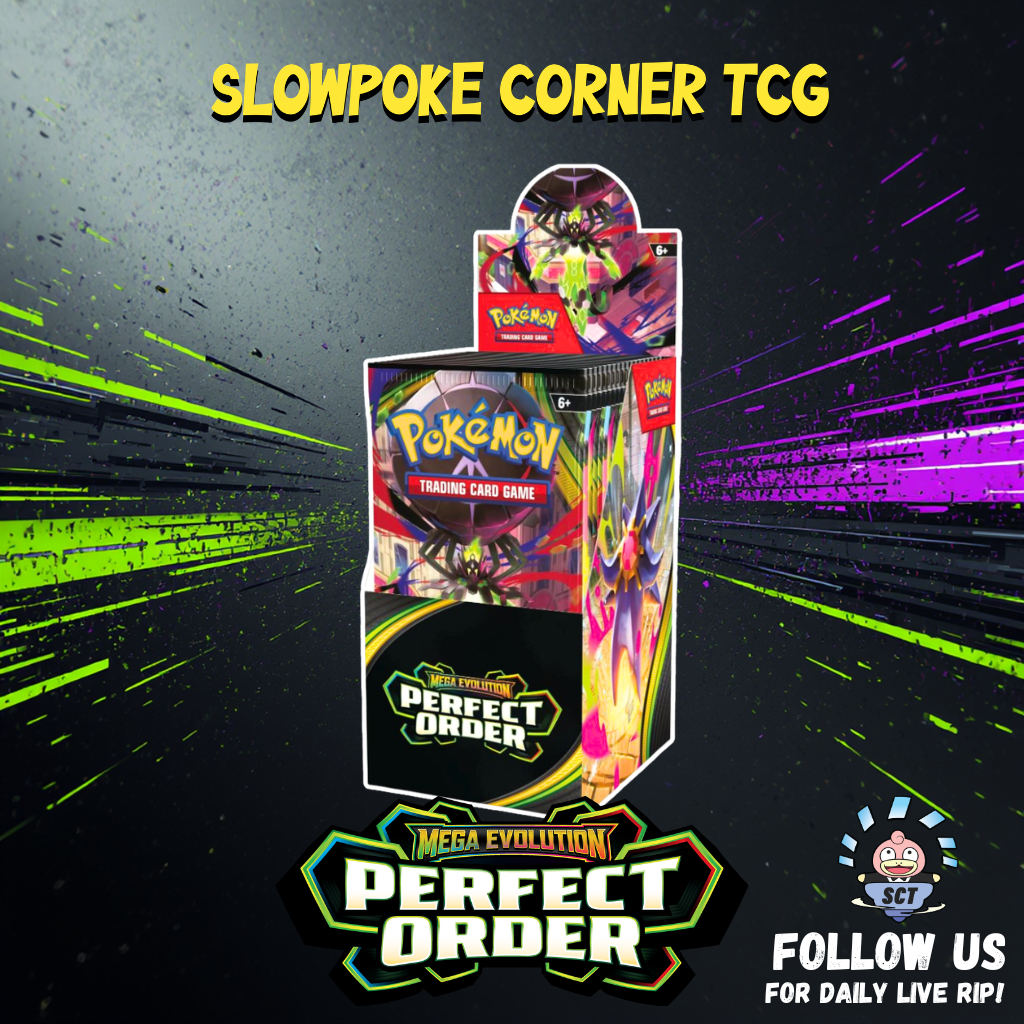 ME03 Perfect Order Half(1/2) Booster Box - Mega Evolution Pokemon Trading Card Games แพ็คบูสเตอร์ภาษ
