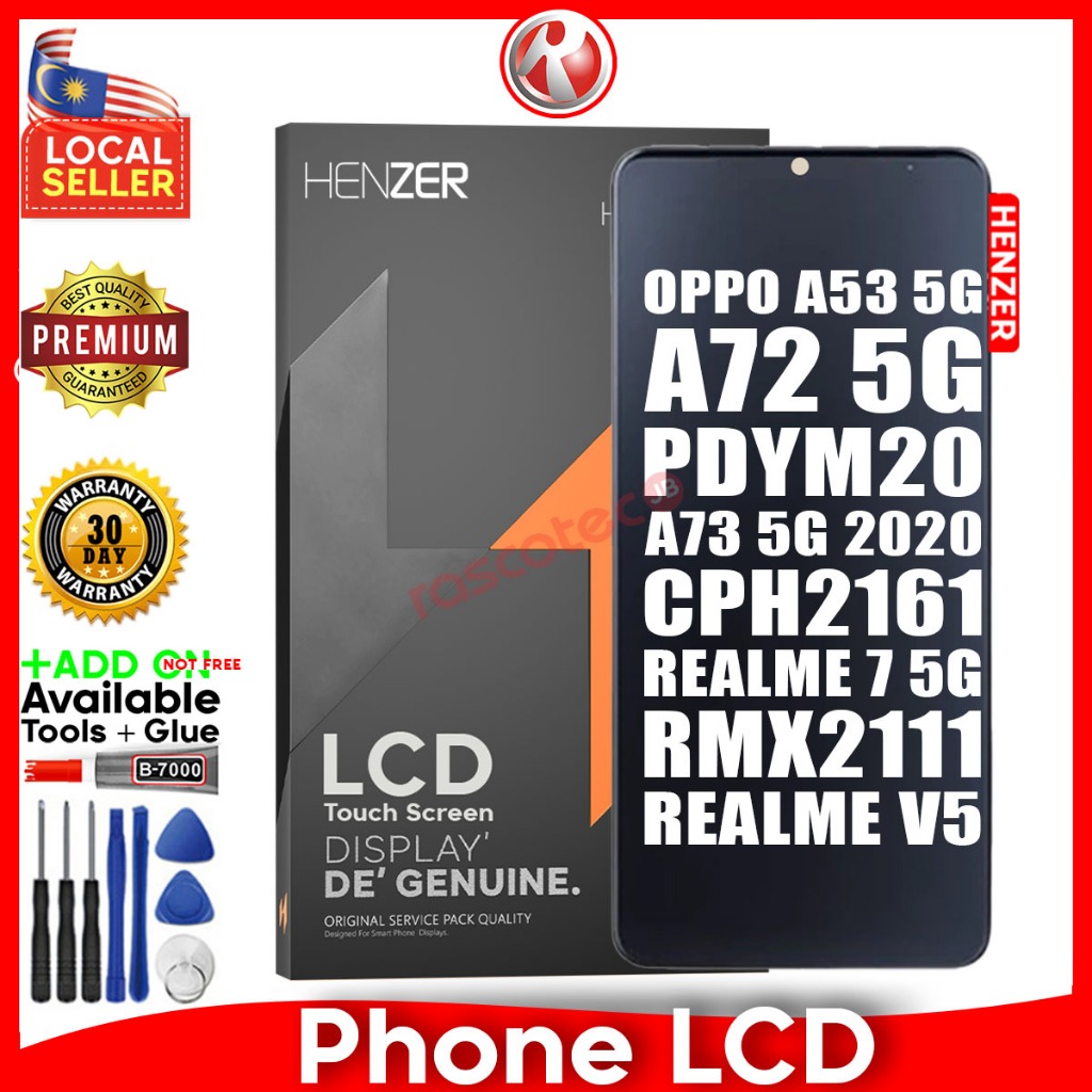 ORG HENZER จอแสดงผล LCD สําหรับ OPPO A32 4G/ A33 4G/ A53 4G/ A54 4G/ A55 4G/ AA94 4G/ A53S 4G 2020/A