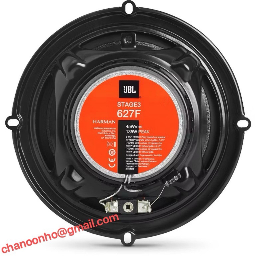 HARMAN Stage3 627F 6.5 (160MM) ลําโพงเครื่องเสียงรถยนต์ 2 ทิศทางไม่มีกระจังหน้า