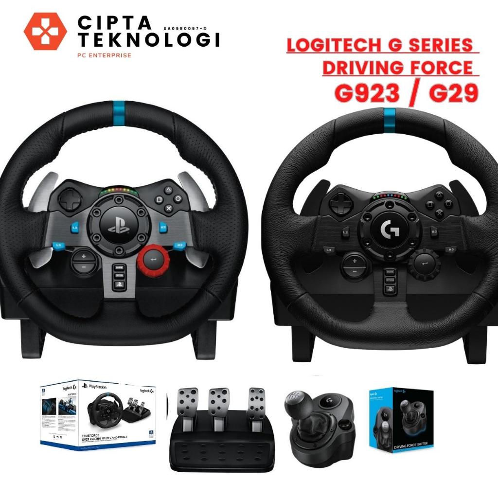 พวงมาลัยขับรถ Logitech G29 / G923, Pedal & Drive Force Shifter (PS4, PS5 & PC)