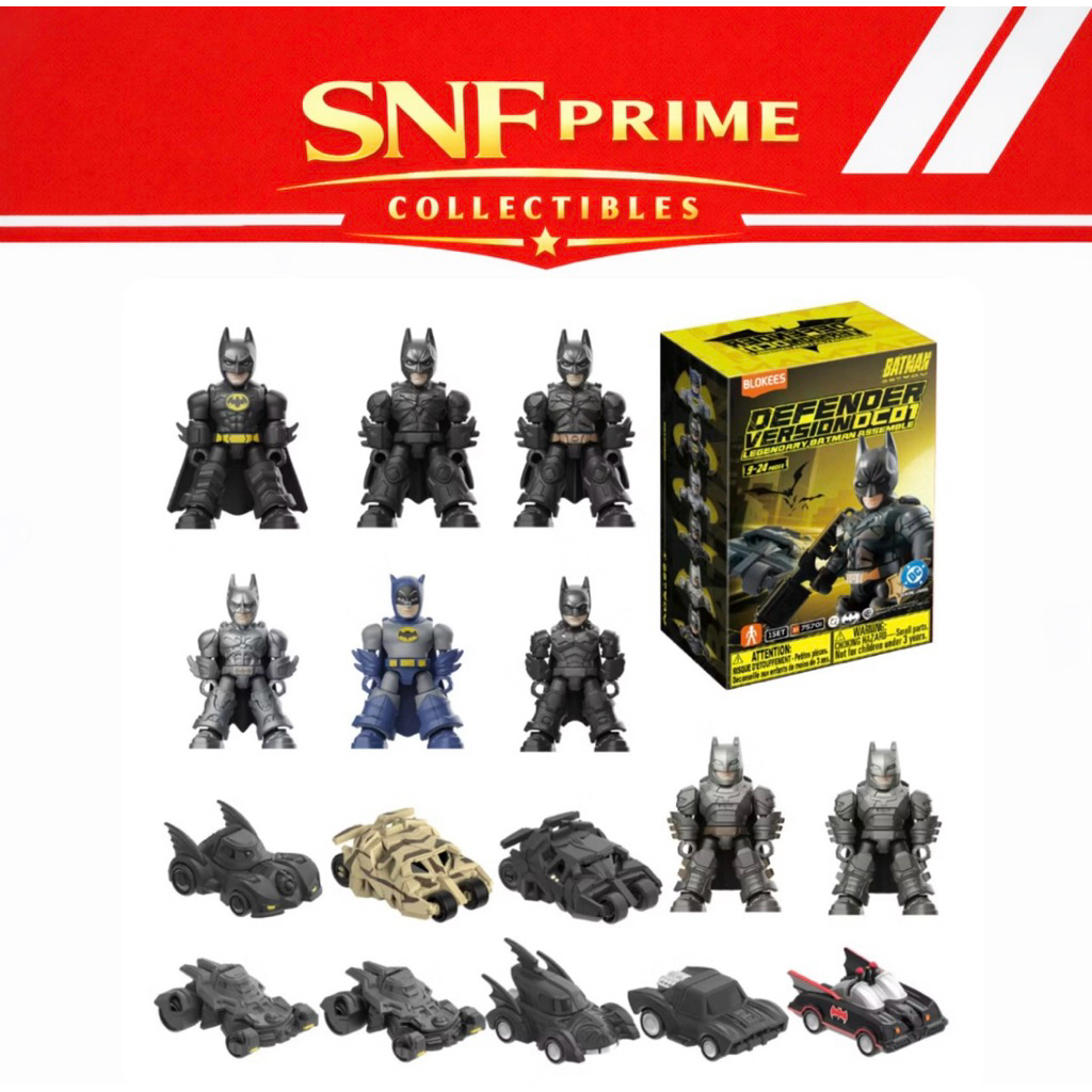 BLOKEAS DC01 Batman Defender Version 01 Figures เปิดกล่อง