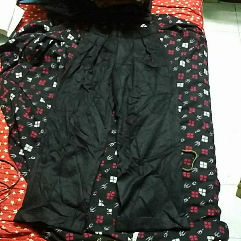 GU BAGGY PANT BLACK SIZE S 26x38 นิ้ว