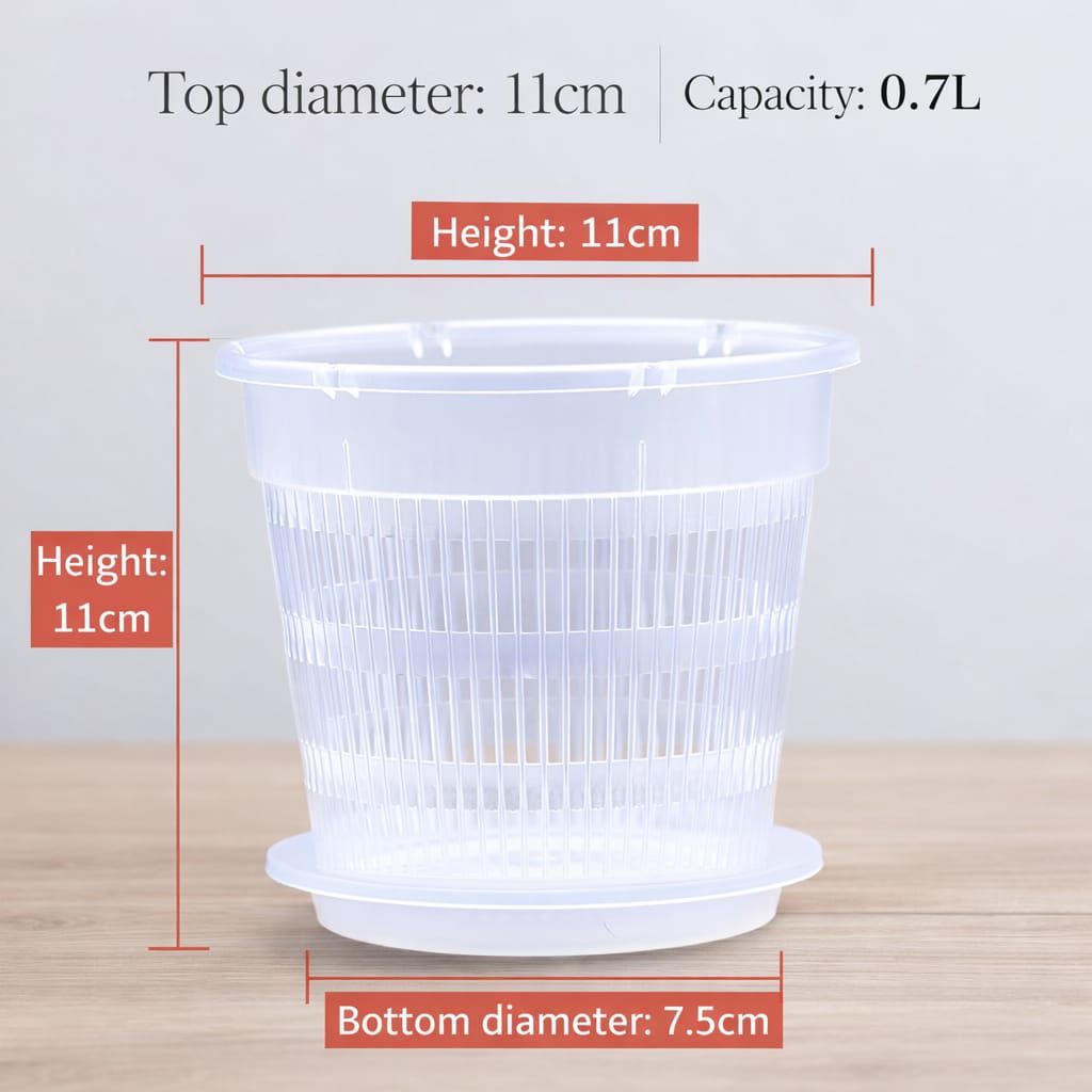 ORKID POT PASU ORCHID TRANSPARENT