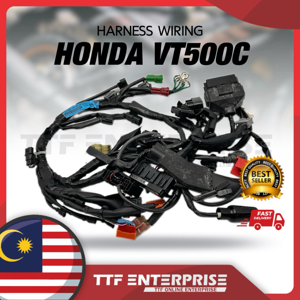 HONDA VT500C SHADOW WIRING SET HARDNESS HARNESS WIRING 32100-MG2-D403 BODY WAYARING VT500 C VT500C