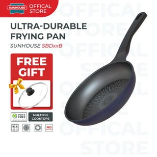 Sunhouse กระทะไม่ติดทนทานเป็นพิเศษ SBD20/24/26/28B | กันรอยข…