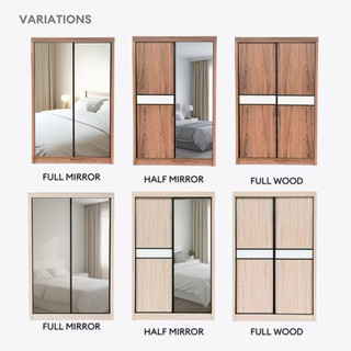 Almari 4x6 Brown/Oak ~ Almari Baju ~ Wardrobe ~Bedroom ~ Almari