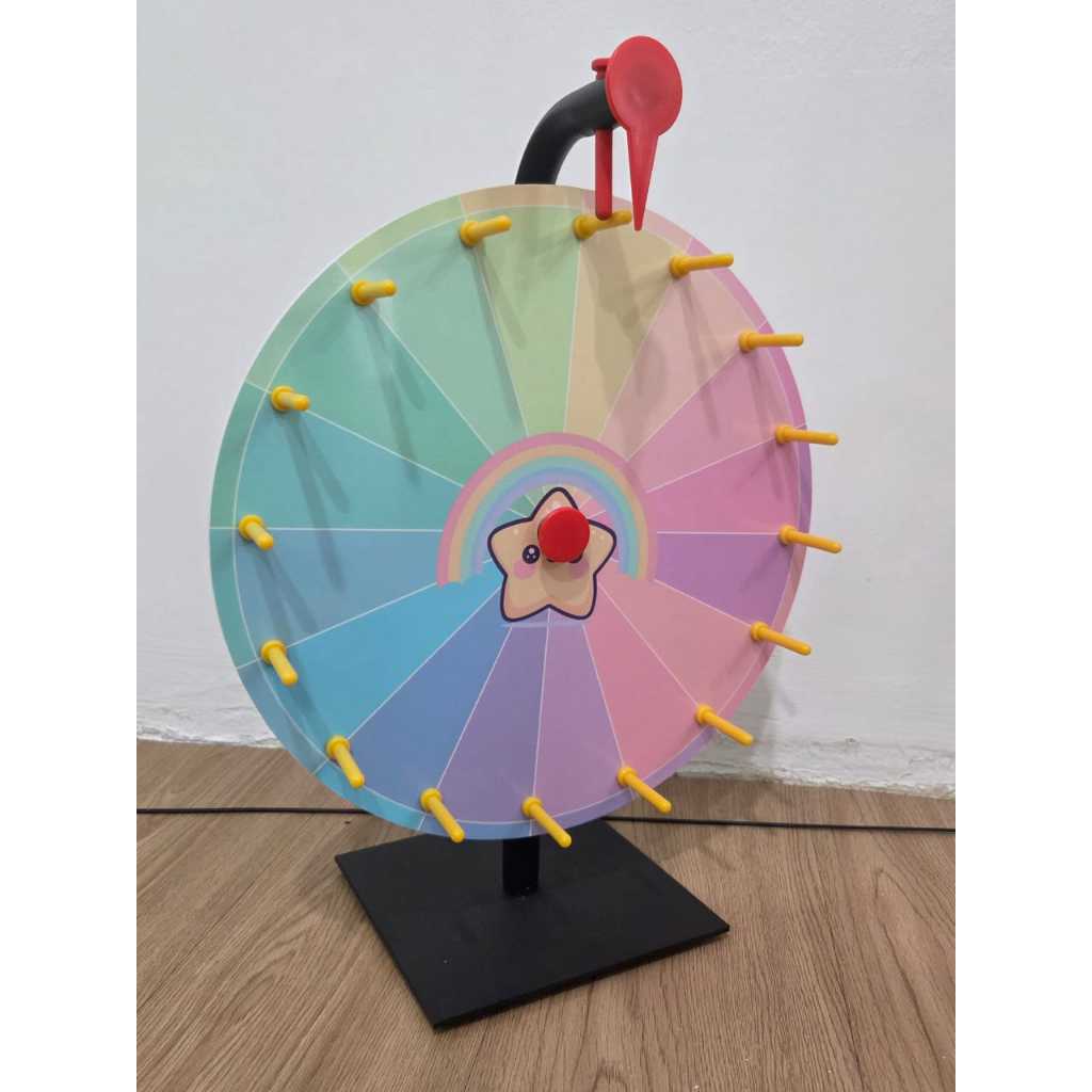 Fortune Wheel/ Lucky Draw Table Stand/ Spin & Win/ Roda Impian/ Cabutan Hadiah