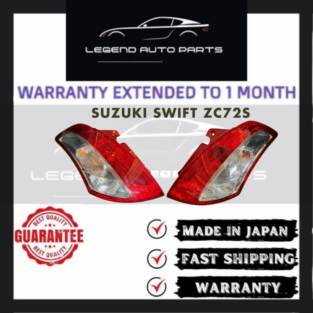 SUZUKI SWIFT ZC72S ZC32S TAIL LAMP REAR LIGHT LAMPU BELAKANG 2011-2016 ใช้แล้ว
